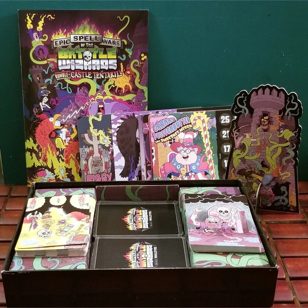 Epic Spell Wars Rumble At Castle Tentakill Game Cryptozoic Used 2015